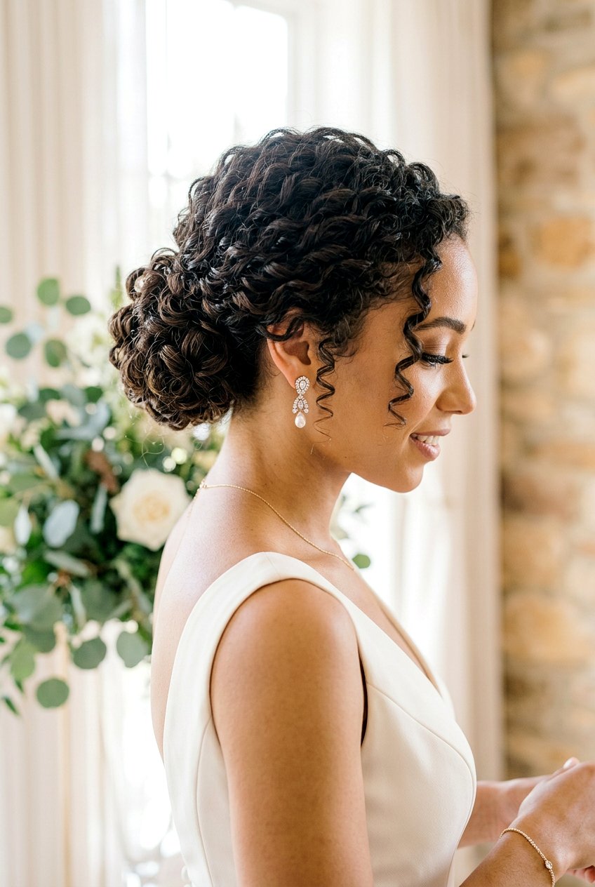 Curly Bridal Chignon - 20 classic bridal chignon - 20 classic bridal chignon
