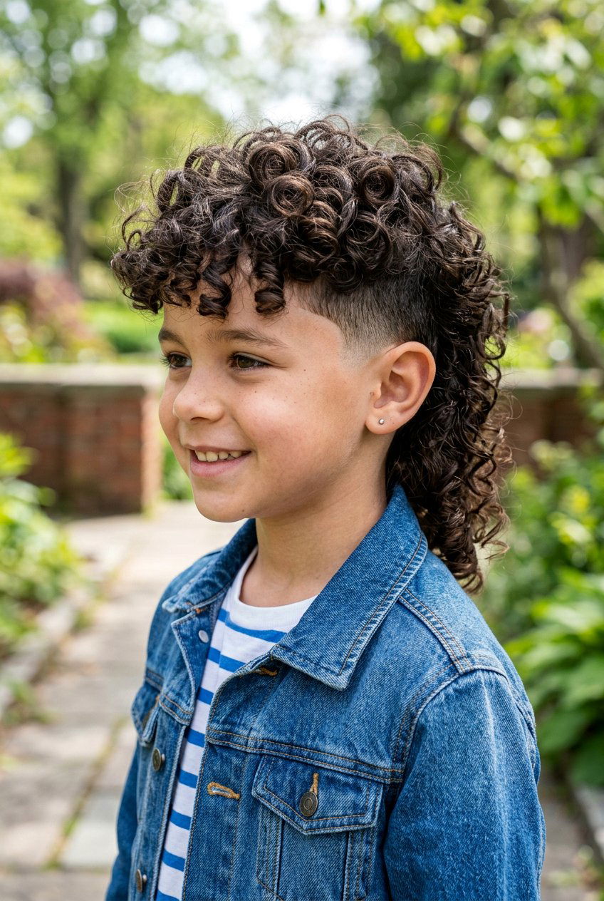 20 Cool Burst Fade Mullet Looks For Boys To Try This Year