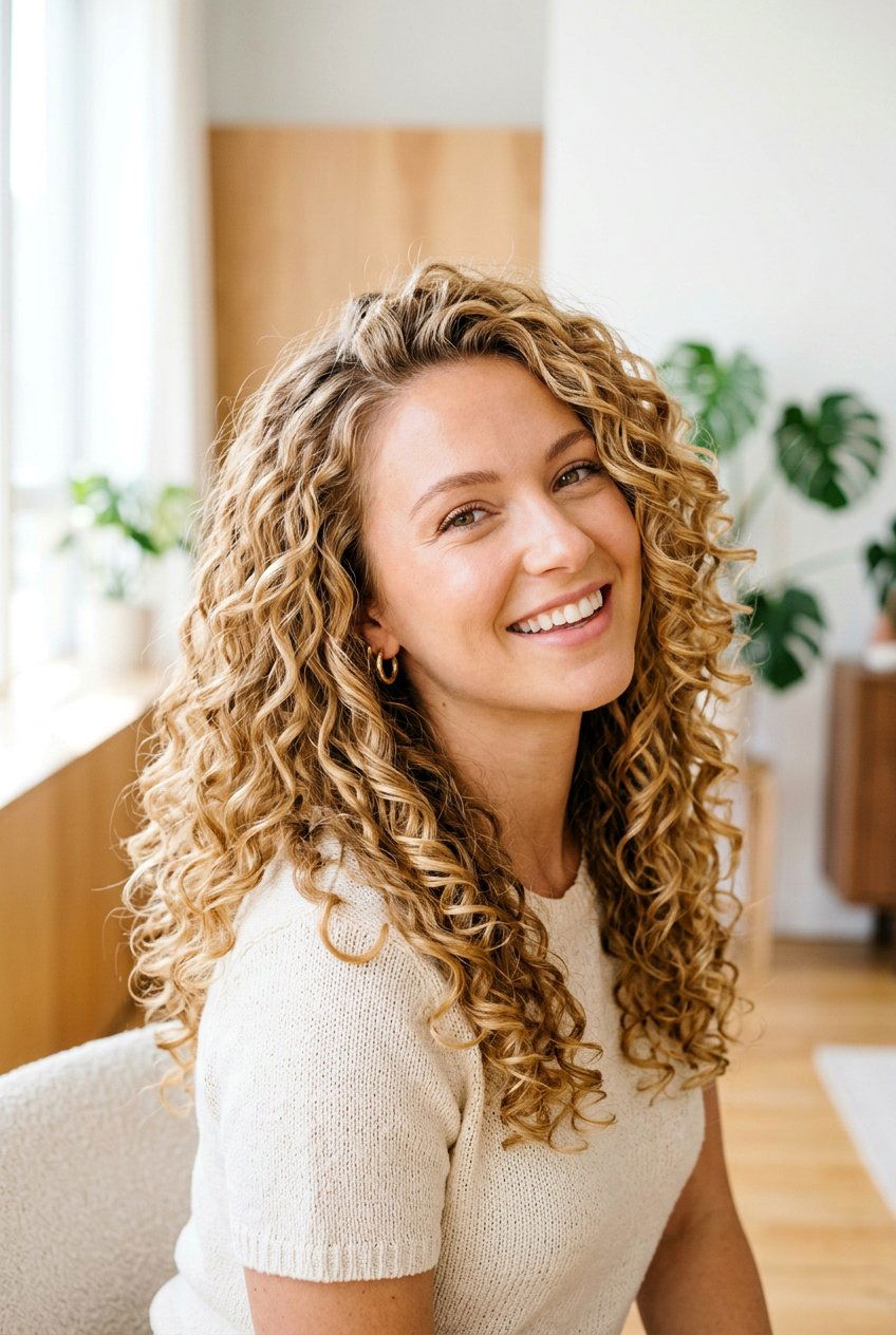 Curly Butter Blonde Hair - 20 butter blonde hair color - 20 butter blonde hair color