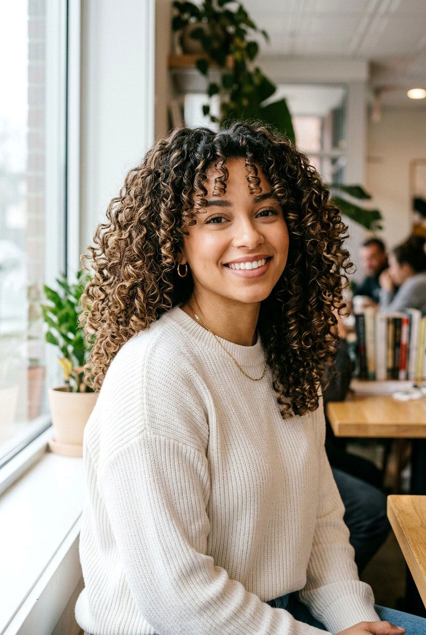 Curly Butterfly Cut For 3A3B Curls - 20 curly butterfly layers for long hair - 20 curly butterfly layers for long hair