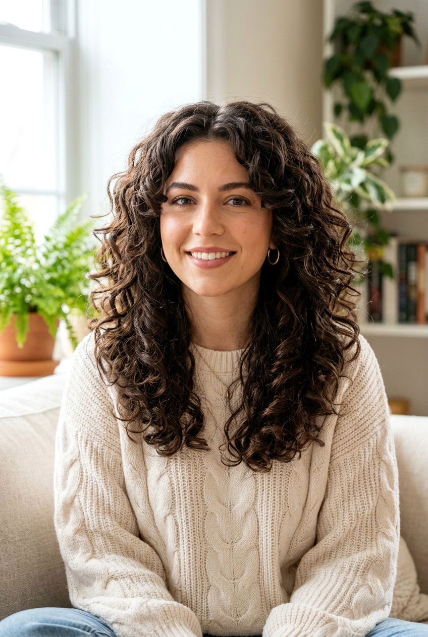 Curly Butterfly Cut For Thick Hair - 20 curly butterfly layers for long hair - 20 curly butterfly layers for long hair