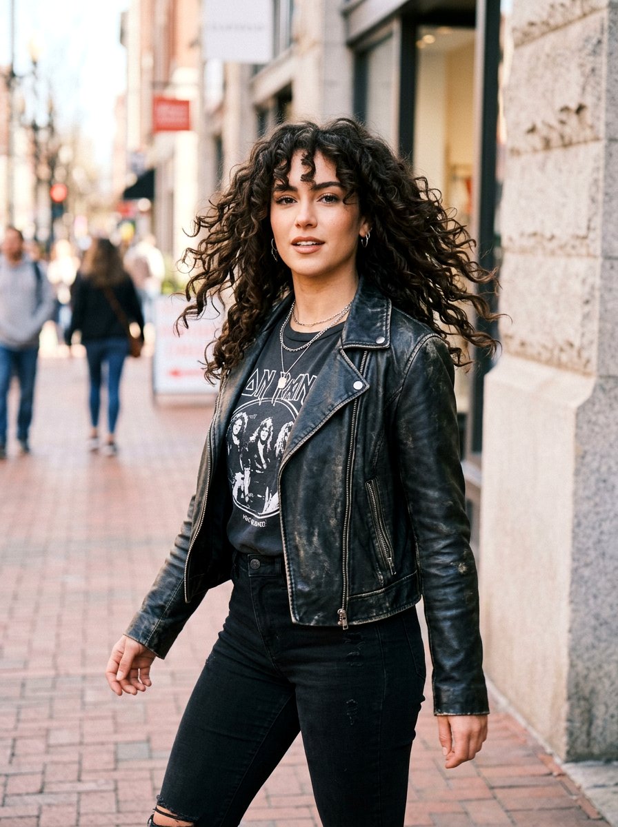 Curly Butterfly Haircut With Chunky Layers - 20 curly butterfly haircut for medium curls - 20 curly butterfly haircut for medium curls