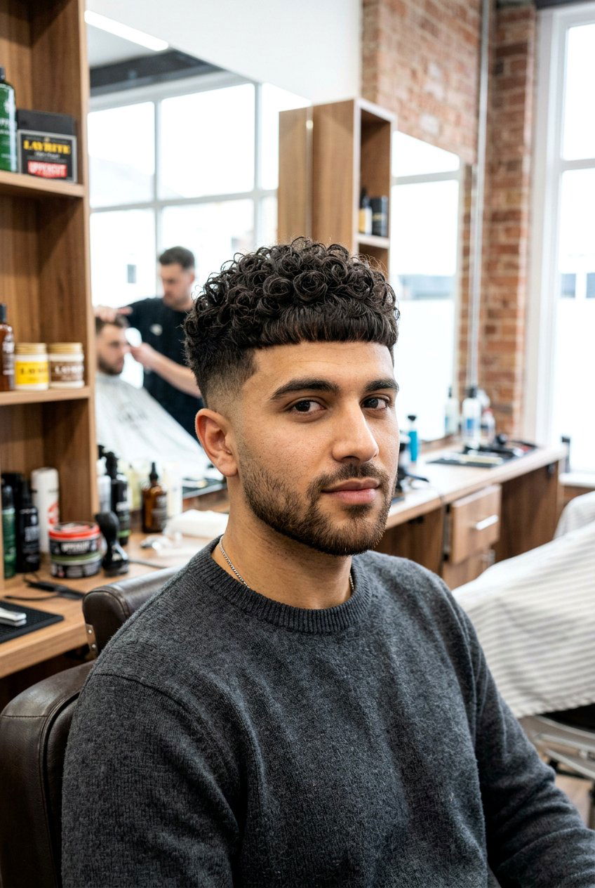 Curly Caesar haircut - 20 caesar haircut - 20 caesar haircut