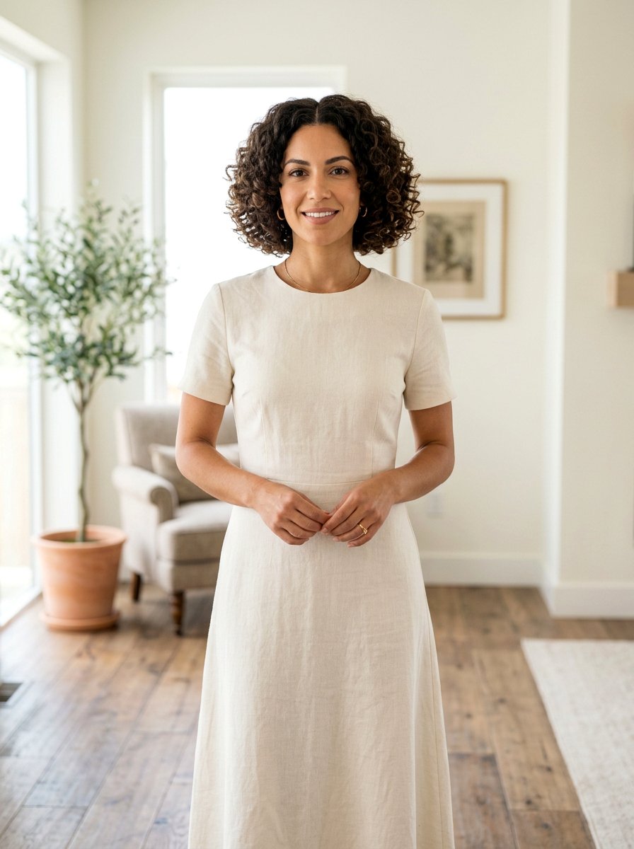 Curly Chin Length Bob With Middle Part - 20 curly chin length bob for thick curls - 20 curly chin length bob for thick curls