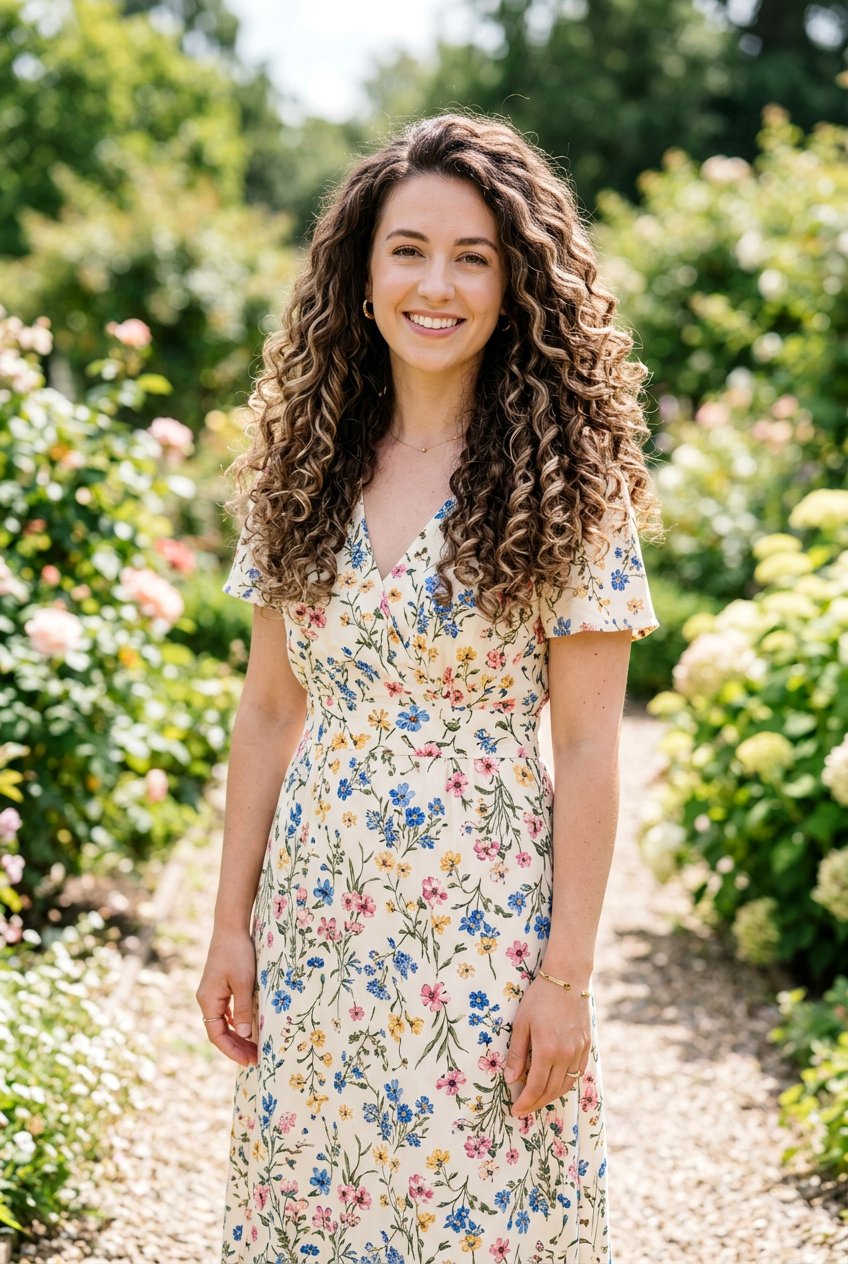 Curly Cocoa Brown Hair With Neutral Beige Balayage - 20 cocoa brunette with beige balayage - 20 cocoa brunette with beige balayage