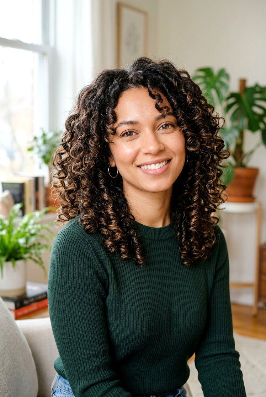 Curly Collarbone Length Haircut - 20 collarbone length haircuts - 20 collarbone length haircuts