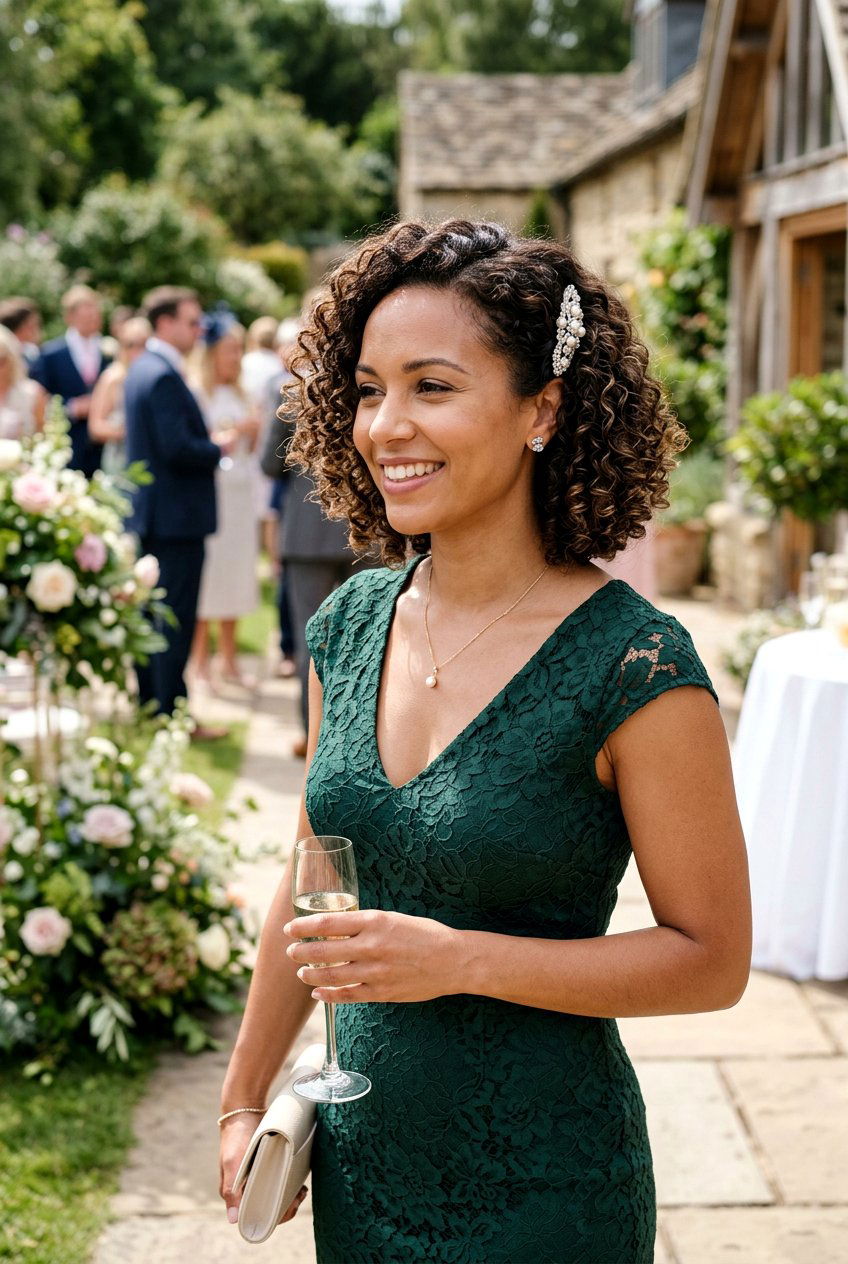 Curly Contoured Bob - 20 wedding guest bob hairstyle - 20 wedding guest bob hairstyle