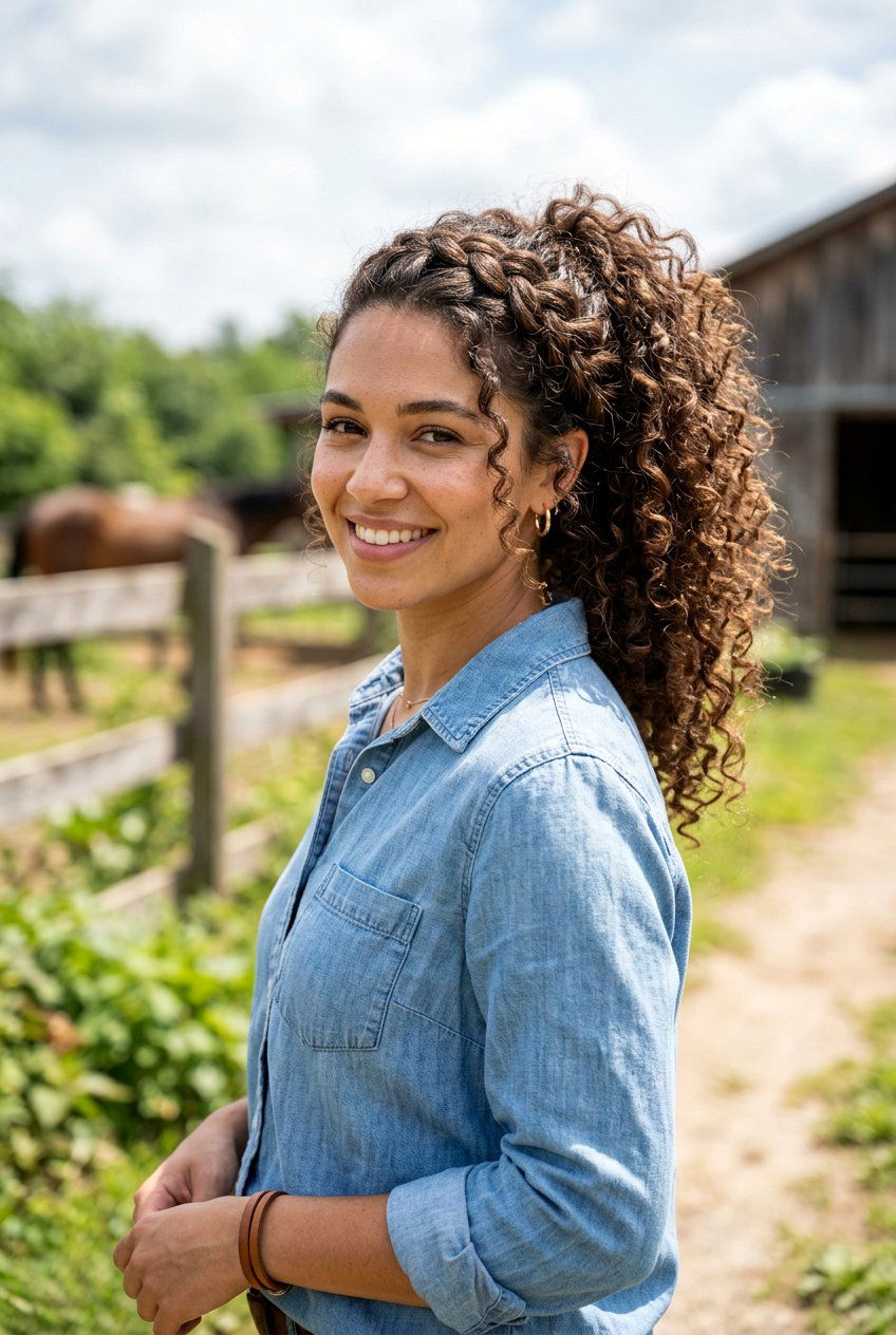 Curly Cowgirl Braid Ponytail - 20 cowgirl braid ponytail - 20 cowgirl braid ponytail