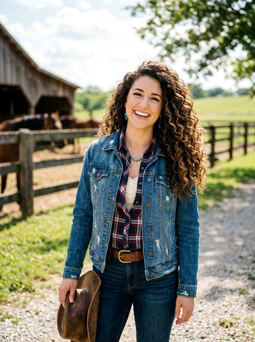 Curly Cowgirl Hair With Volume - 20 western curls hairstyle - 20 western curls hairstyle