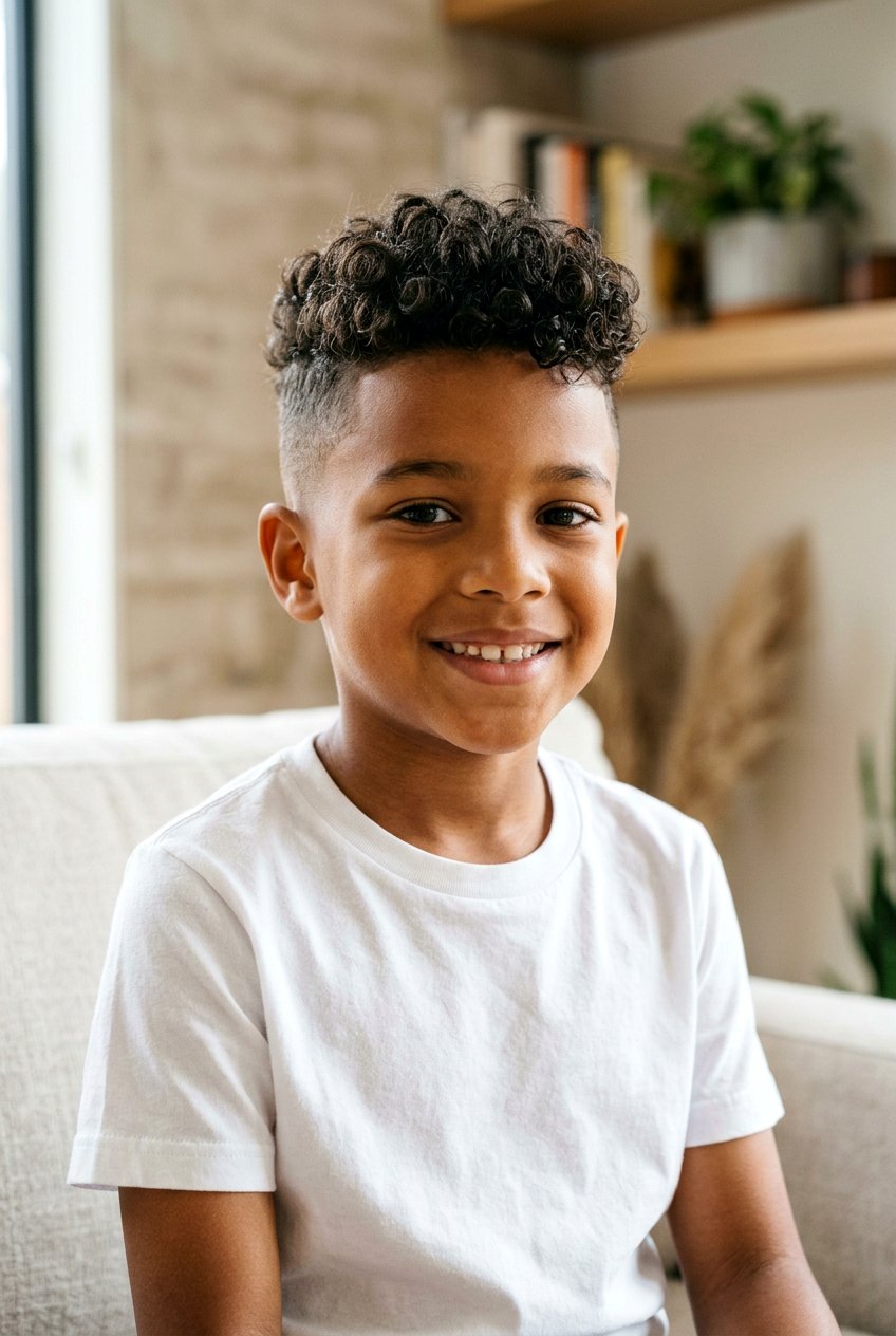 Curly Crew Cut - 20 boys haircut for curly wavy hair - 20 boys haircut for curly wavy hair