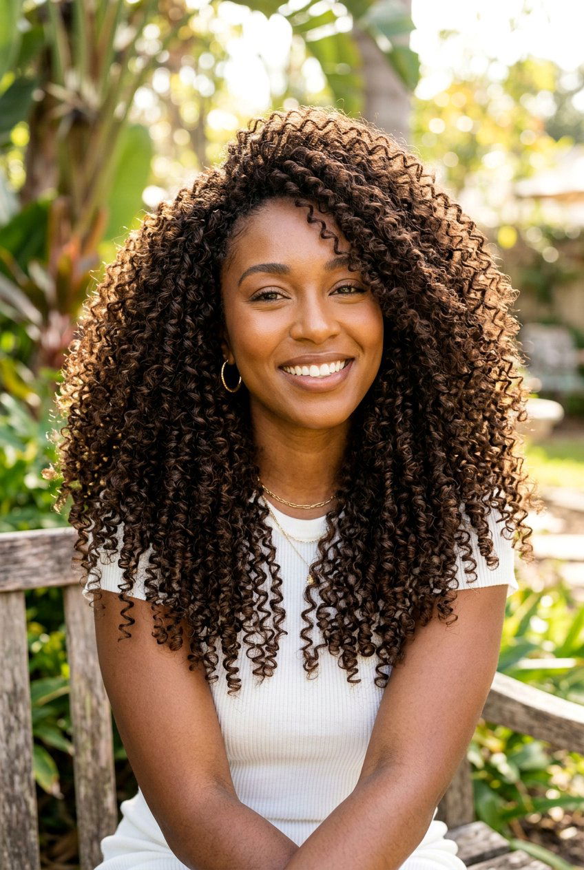 Curly Crochet Braids - 20 crochet hairstyles for black women - 20 crochet hairstyles for black women