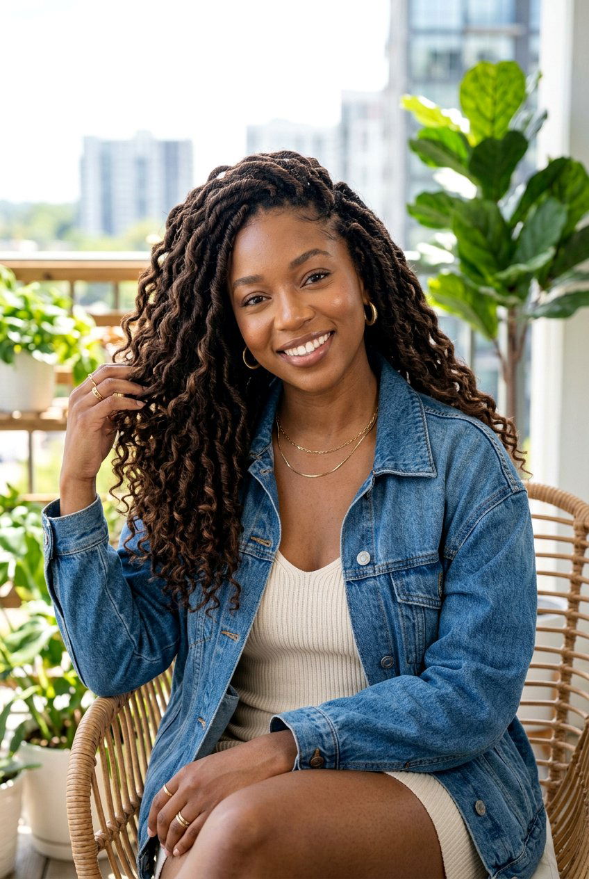 Curly Crochet Locs - 20 crochet loc hairstyles - 20 crochet loc hairstyles