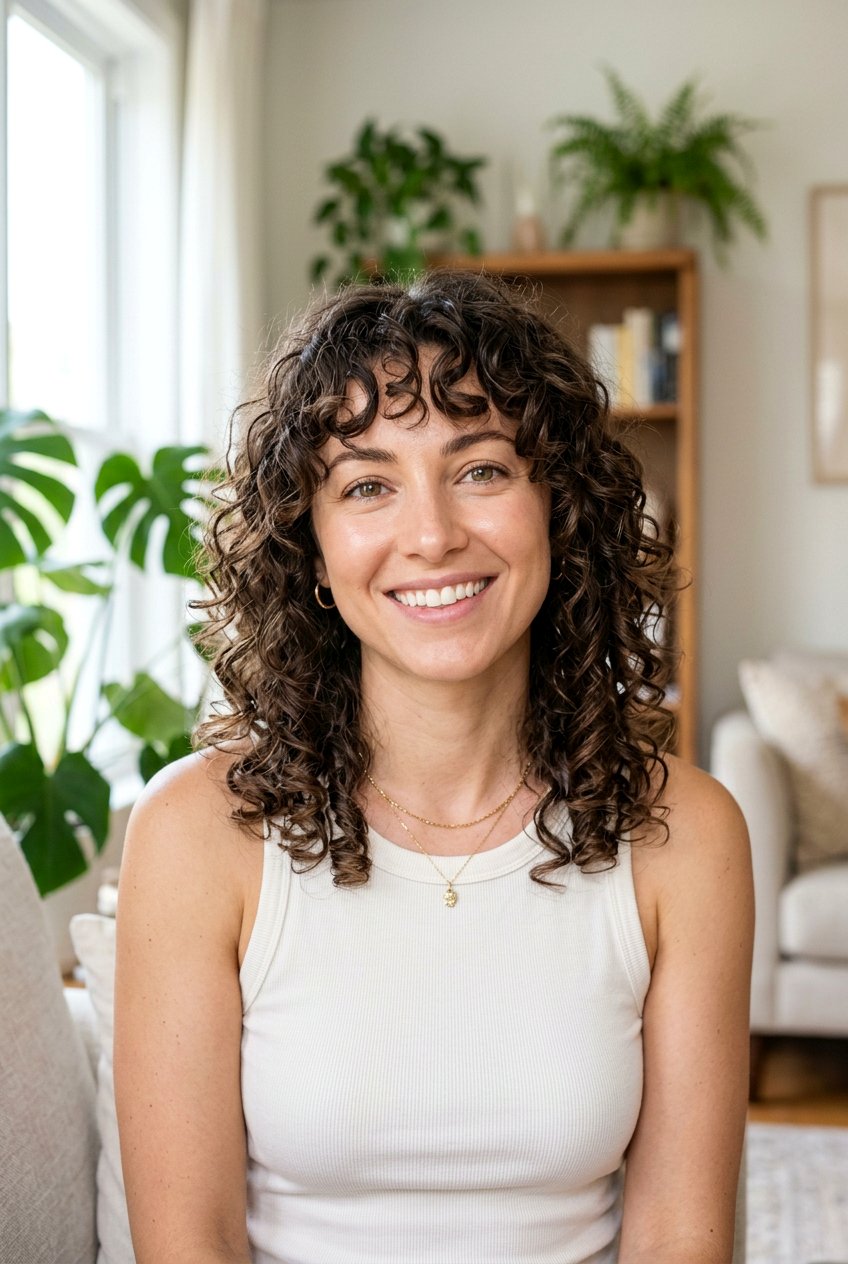 20 Voluminous Curtain Bangs for Thin Hair to Try This Year