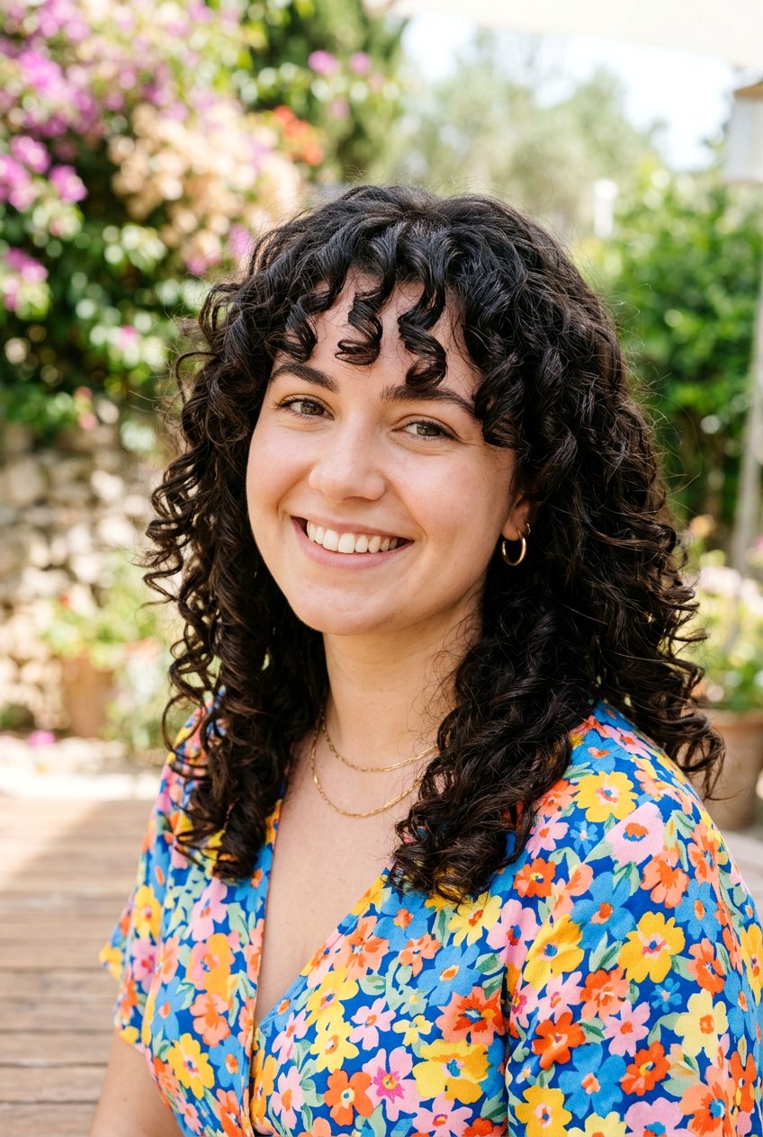 Curly Curtain Fringe Round Face - 20 curtain fringe for round face women - 20 curtain fringe for round face women