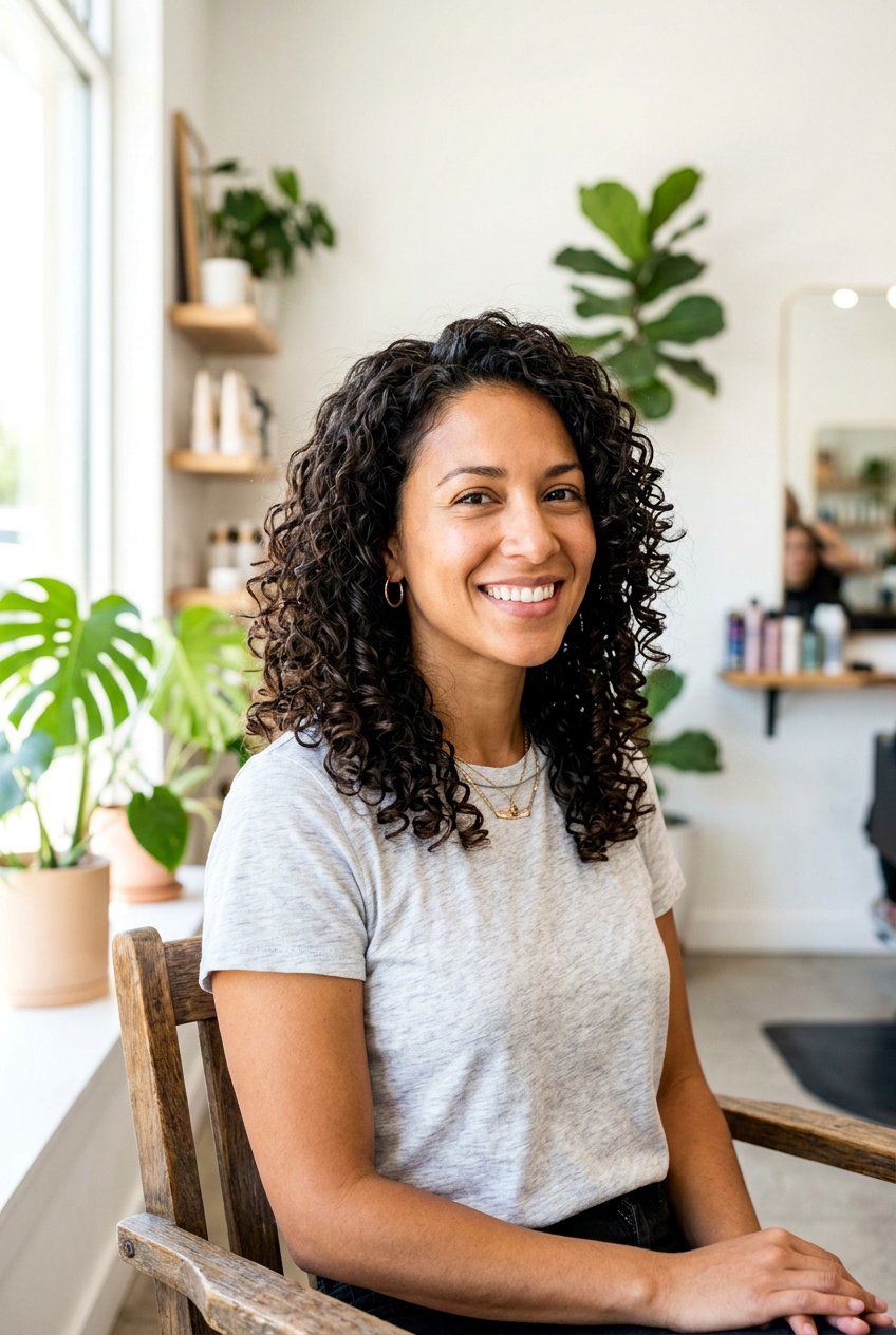 Curly Deva Cut for Split Ends - 20 haircuts for split ends - 20 haircuts for split ends