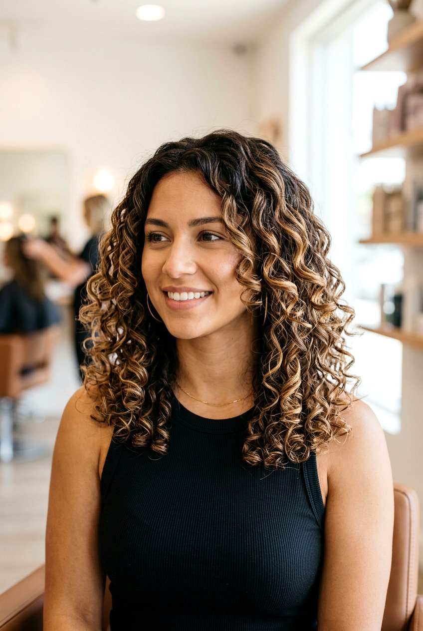 Curly Dimensional Brunette Hair - 20 dimensional brunette hair - 20 dimensional brunette hair