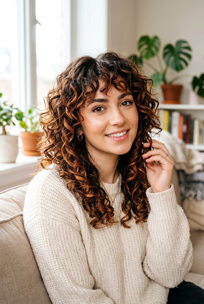 Curly Emo Shag - 20 emo shag haircut women - 20 emo shag haircut women