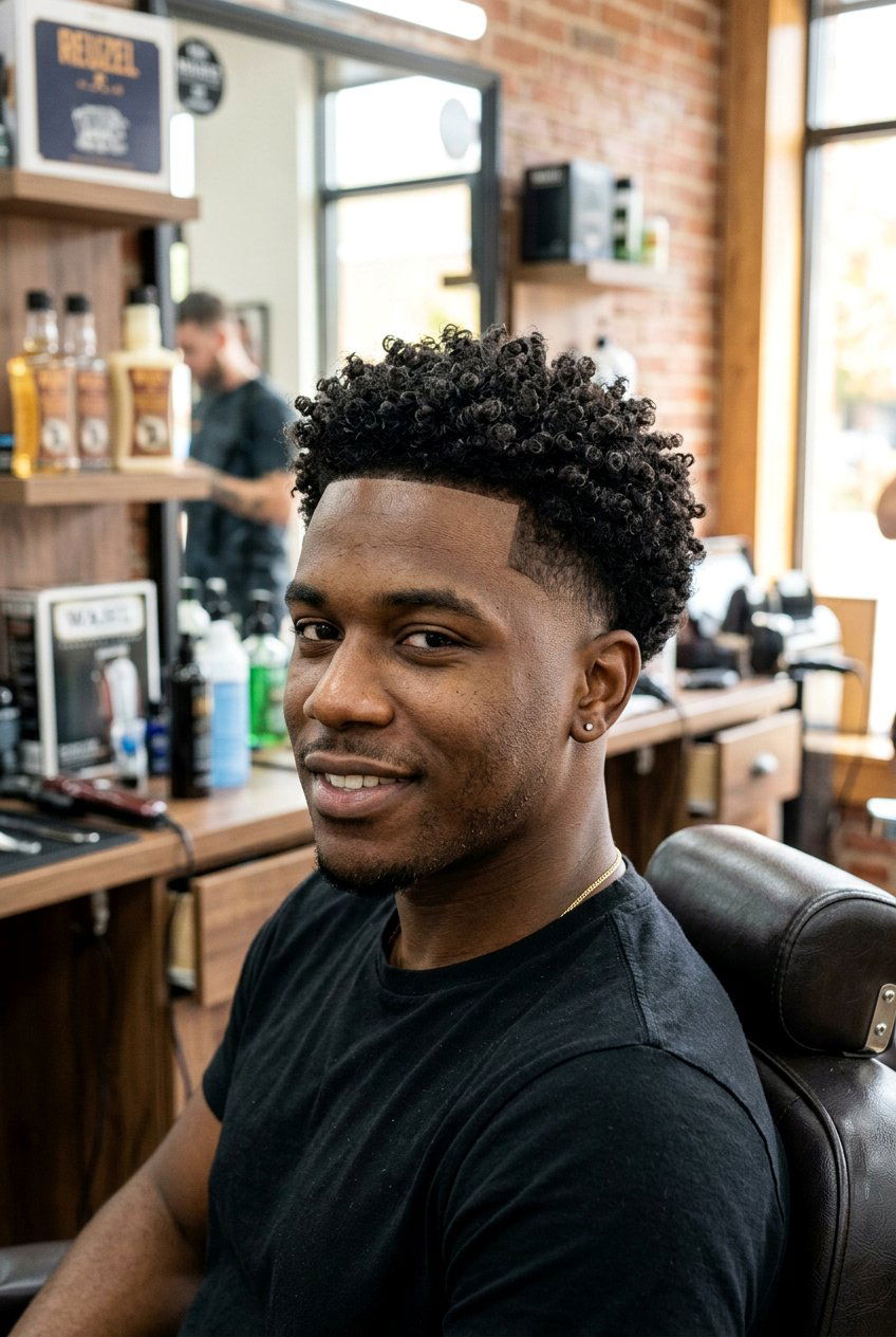 Curly Fade - 20 mens fade haircut - 20 men’s fade haircut