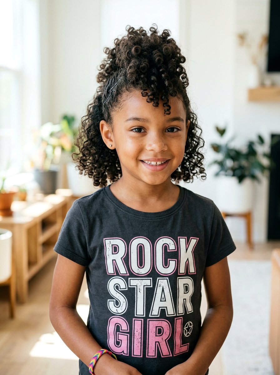 Curly Faux Hawk - 20 quick school hairstyle for short curly hair - 20 quick school hairstyle for short curly hair