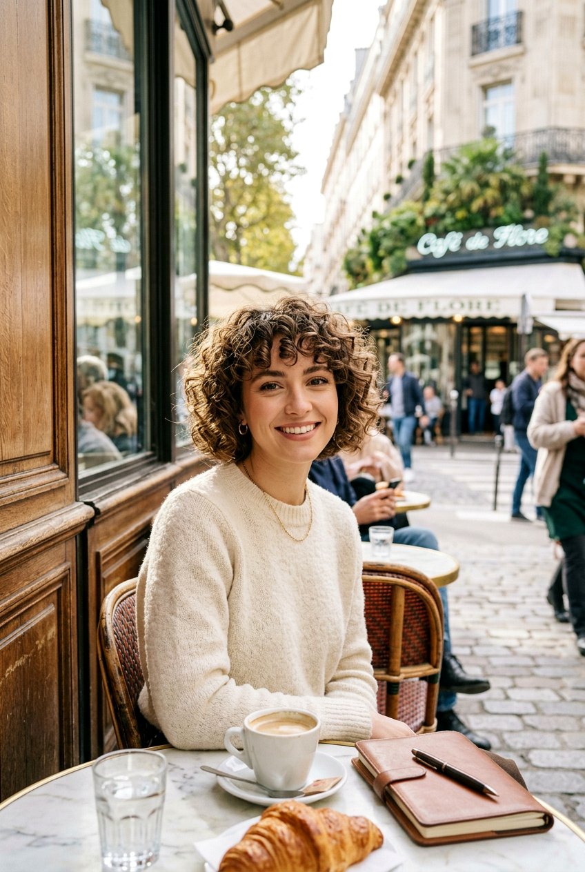 Curly French Bob - 20 short curly hairstyles - 20 short curly hairstyles