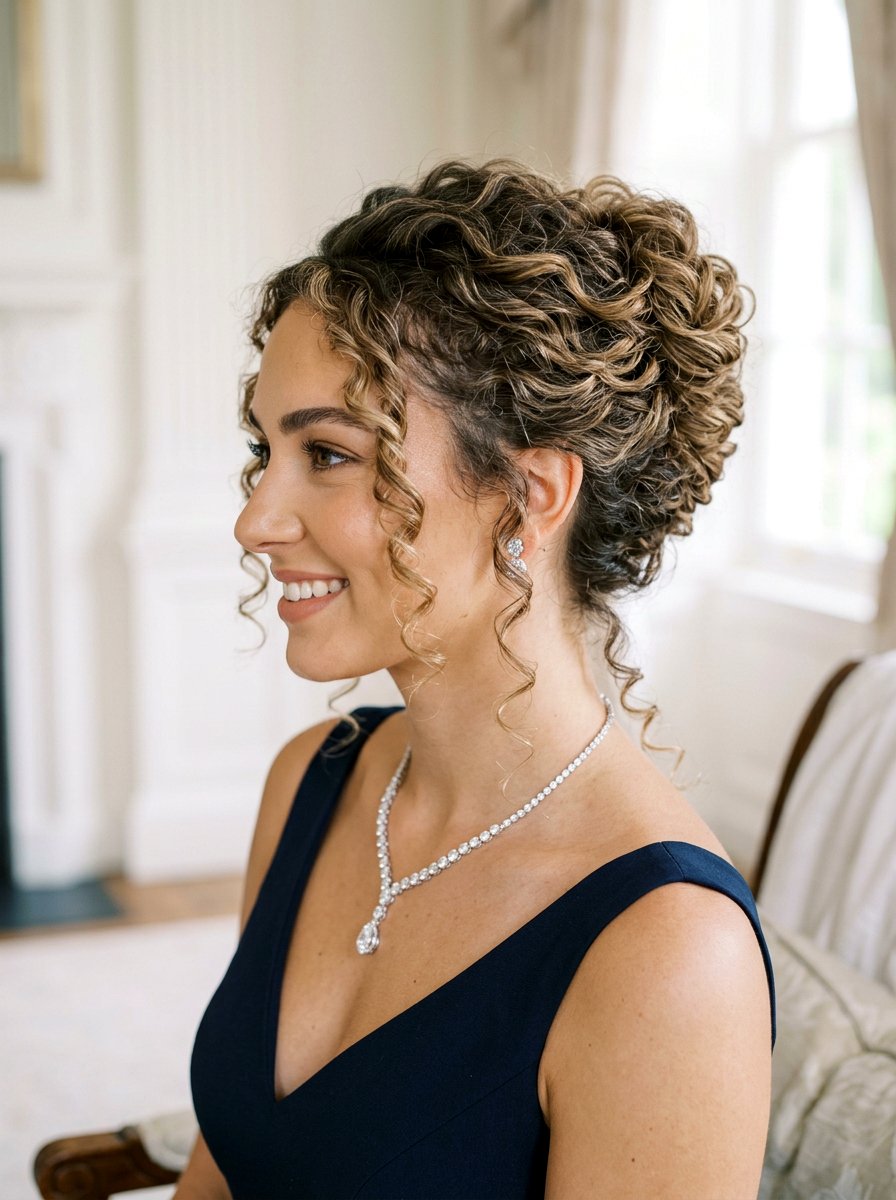 20 Gorgeous Date Night Hairstyle Ideas for Curly Hair Women