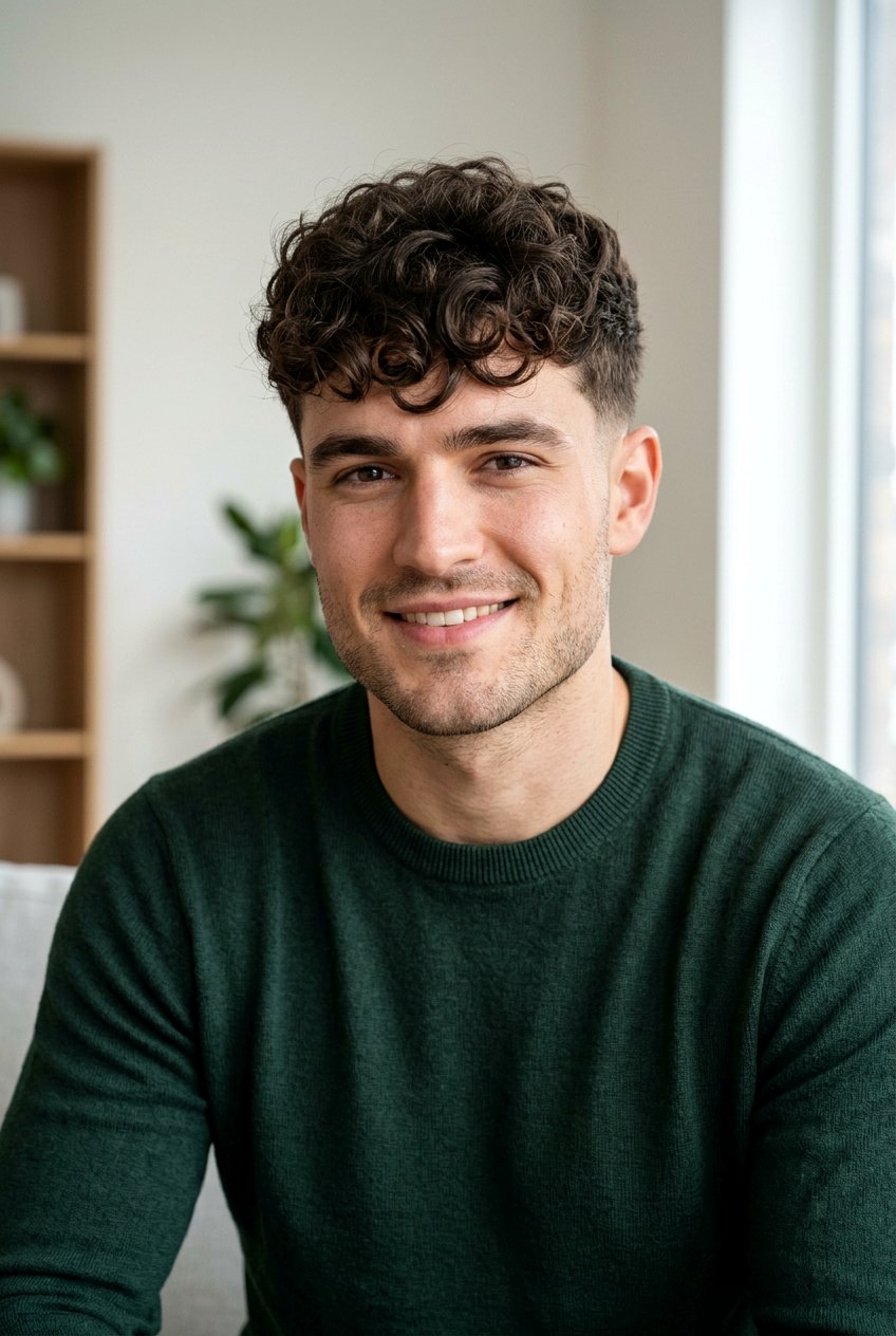 Curly Fringe For Square Face Men - 20 curly fringe haircut men - 20 curly fringe haircut men