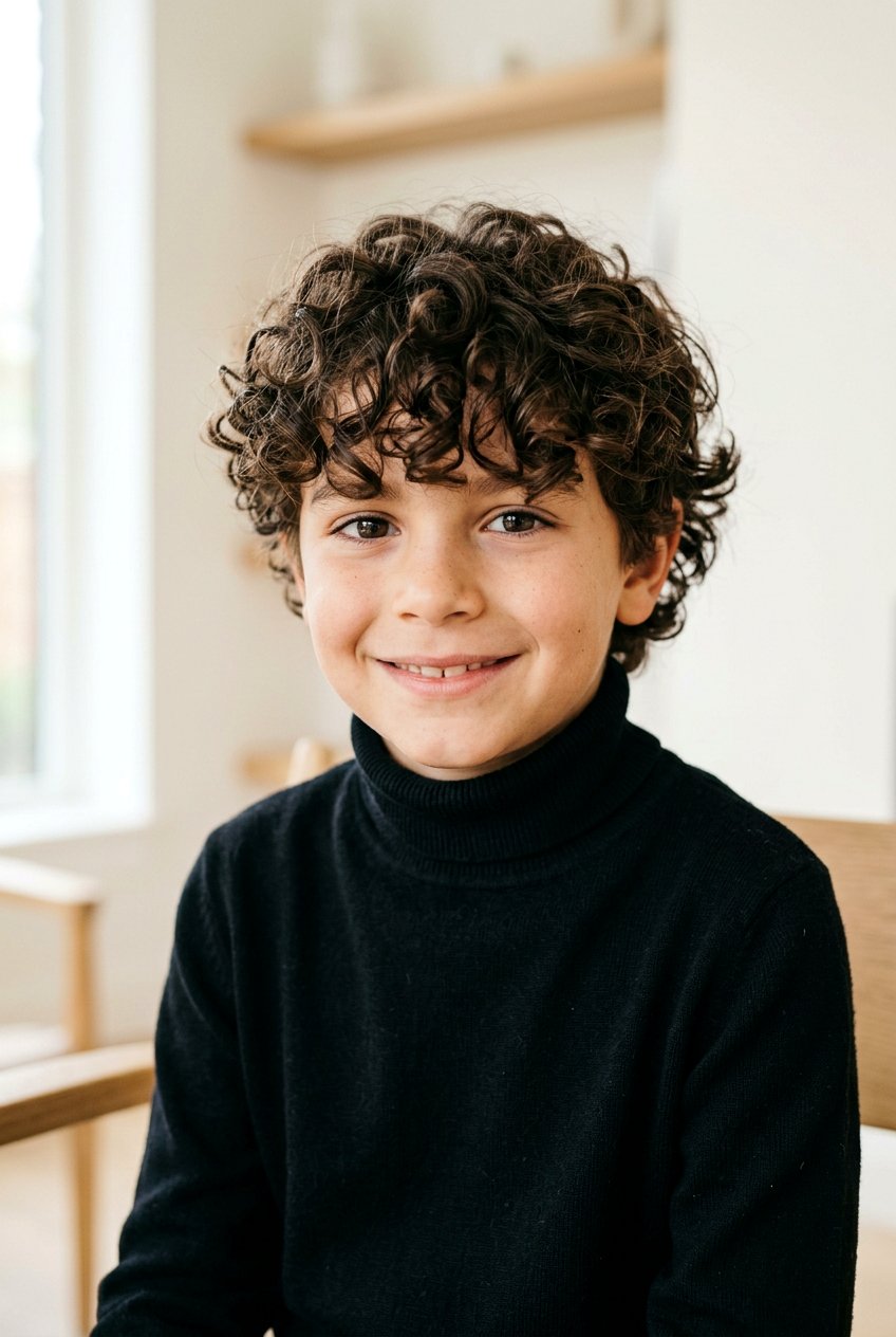 Curly Fringe Haircut - 20 boys picture day hairstyle with curls - 20 boys picture day hairstyle with curls