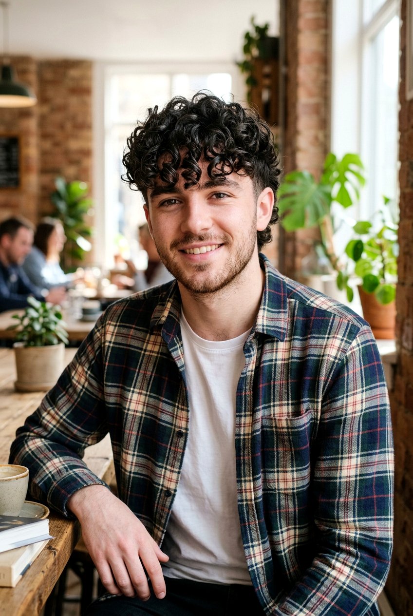 Curly Fringe Haircut - 20 men haircut ideas for curly hair - 20 men haircut ideas for curly hair