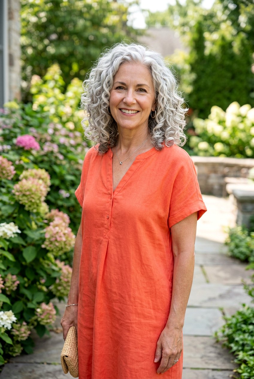 Curly Gray Hair Lob - 20 hairstyles for women with naturally gray hair - 20 hairstyles for women with naturally gray hair