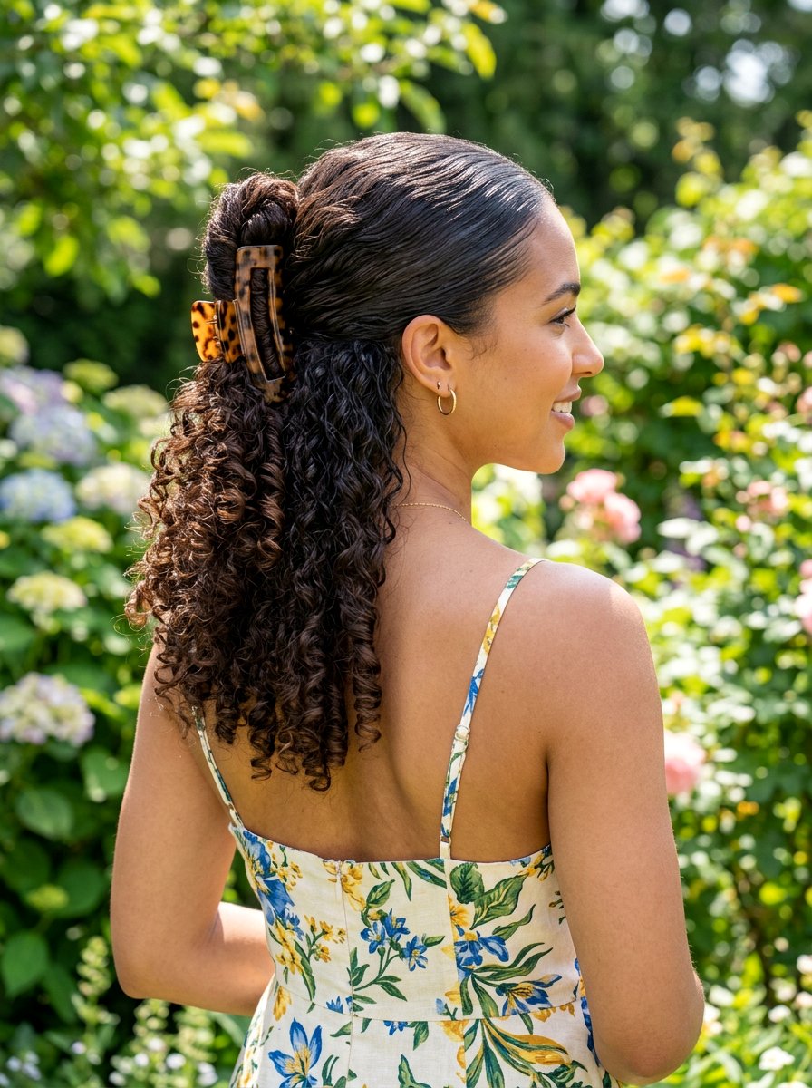 Curly Hair Claw Clip Twist - 20 sleek claw clip twist hairstyle - 20 sleek claw clip twist hairstyle