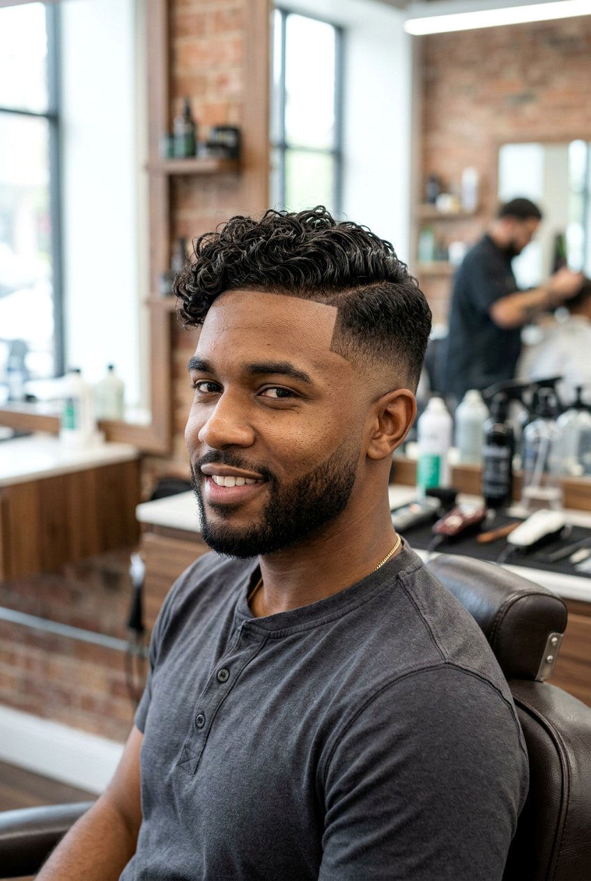 Curly Hair Comb Over - 20 comb over fade haircut - 20 comb over fade haircut