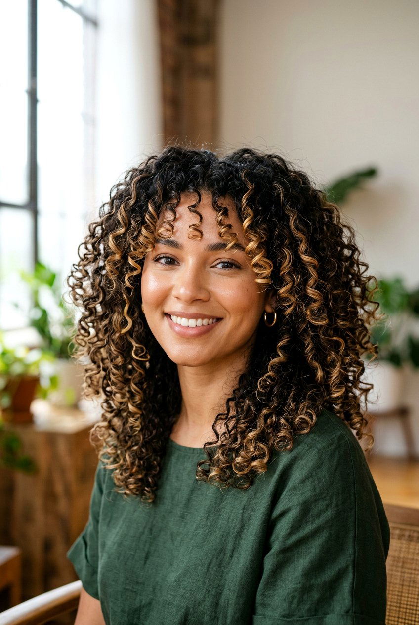 Curly Hair Contour Highlights - 20 contour highlights hair - 20 contour highlights hair