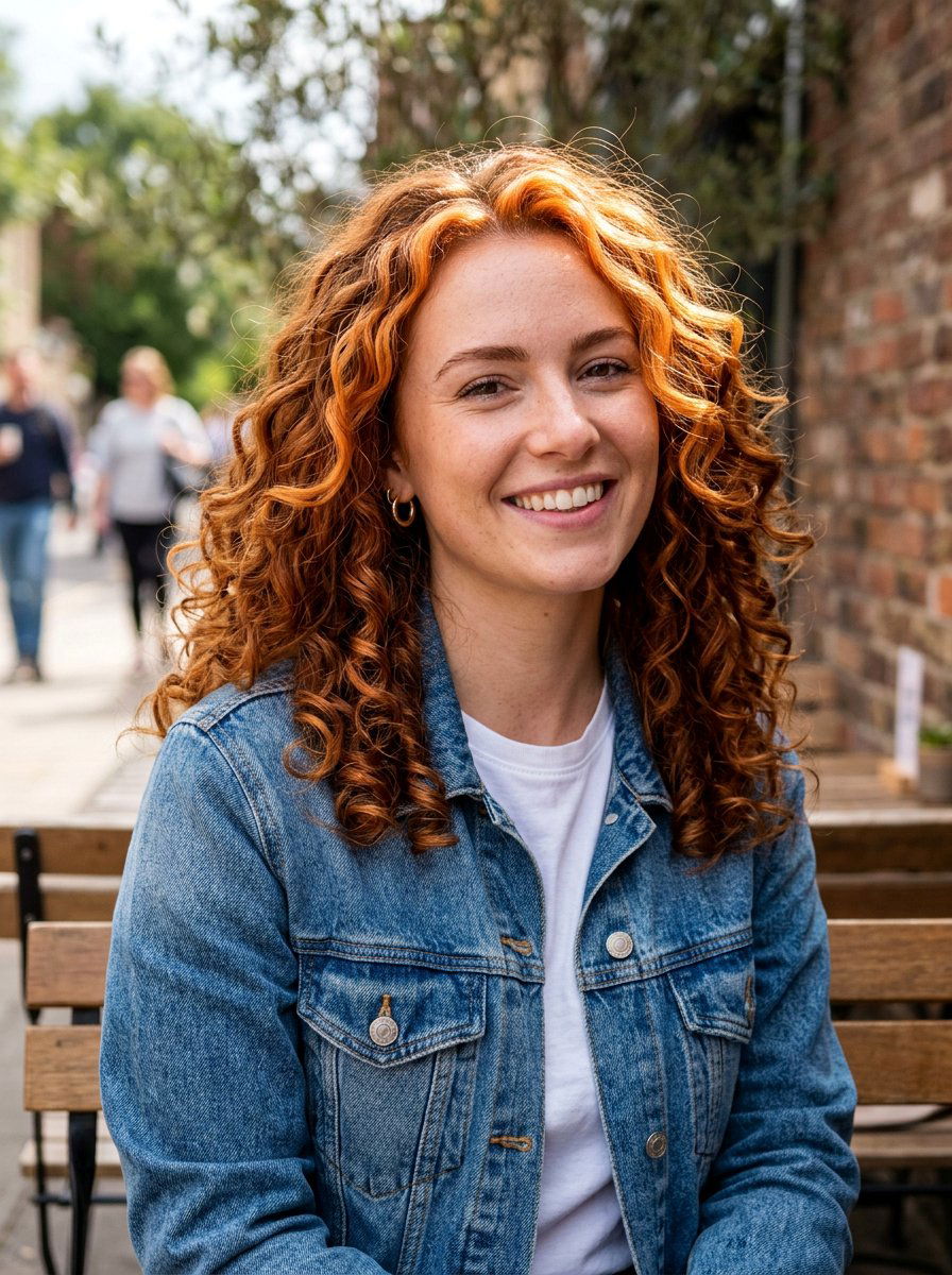 Curly Hair Ginger Balayage - 20 rich ginger balayage - 20 rich ginger balayage