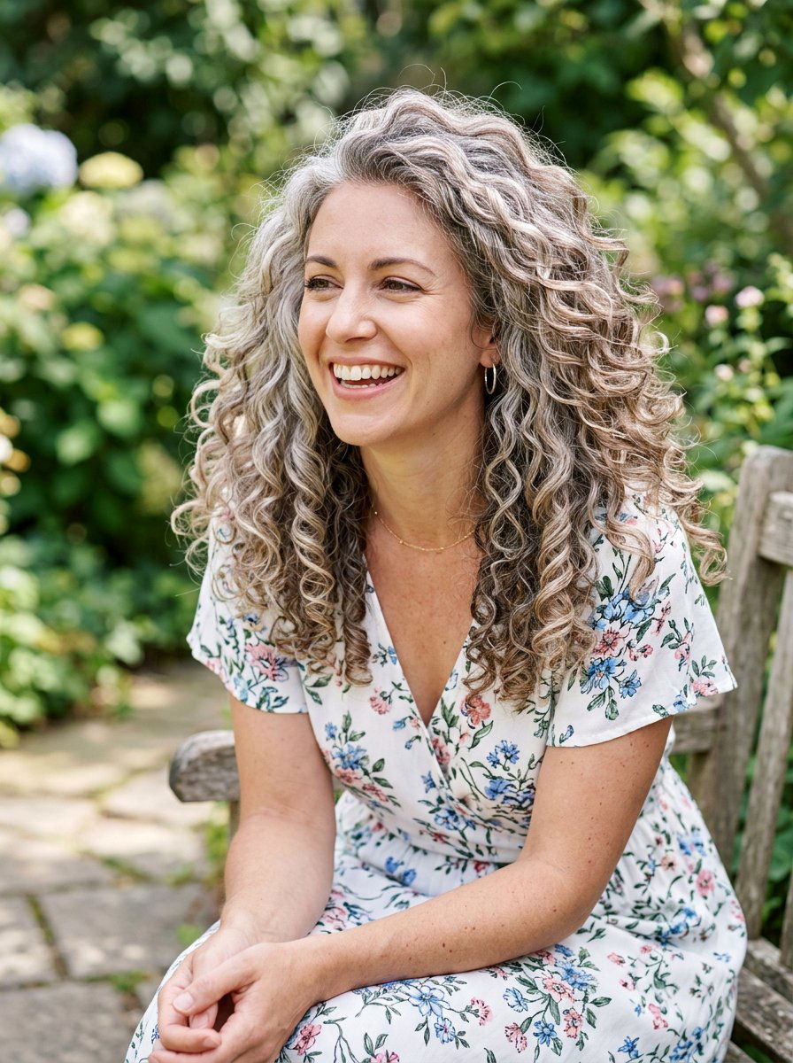 20 Flattering Silver Beige Blend for Mature Women Styles