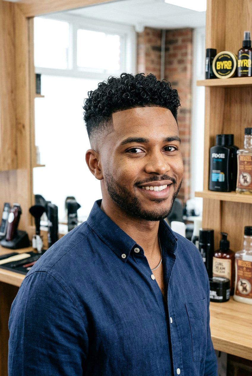 Curly Hair Textured Crop - 20 men textured crop for office look - 20 men textured crop for office look