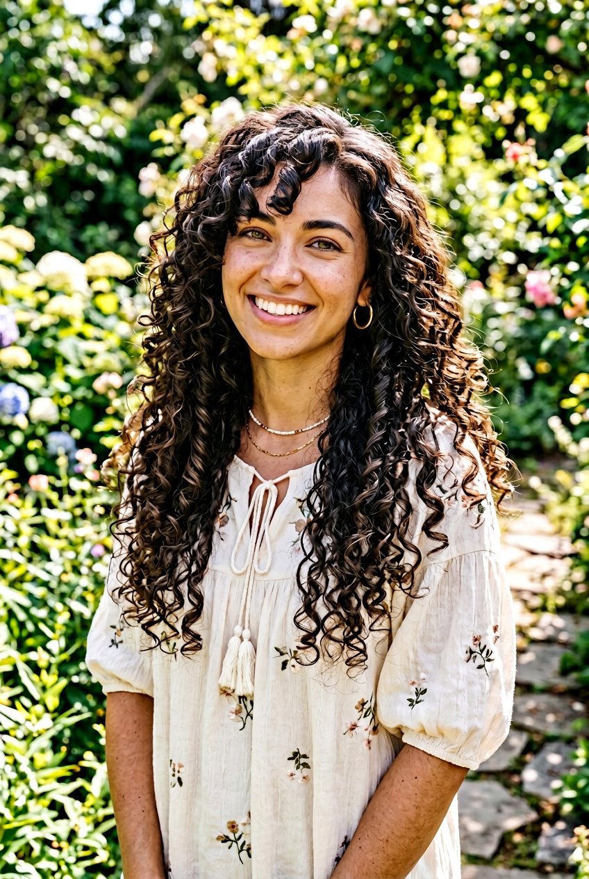 Curly Hair With Long Side Bangs - 20 curly haircut with side bangs - 20 curly haircut with side bangs