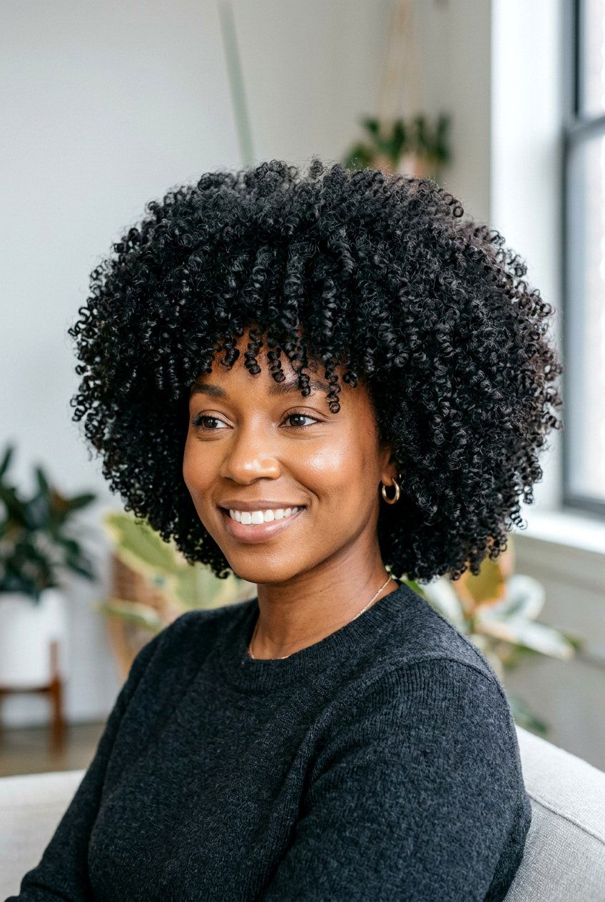 Curly Haircut With Full Volume For Frizzy Hair - 20 best haircut for curly frizzy hair - 20 best haircut for curly frizzy hair