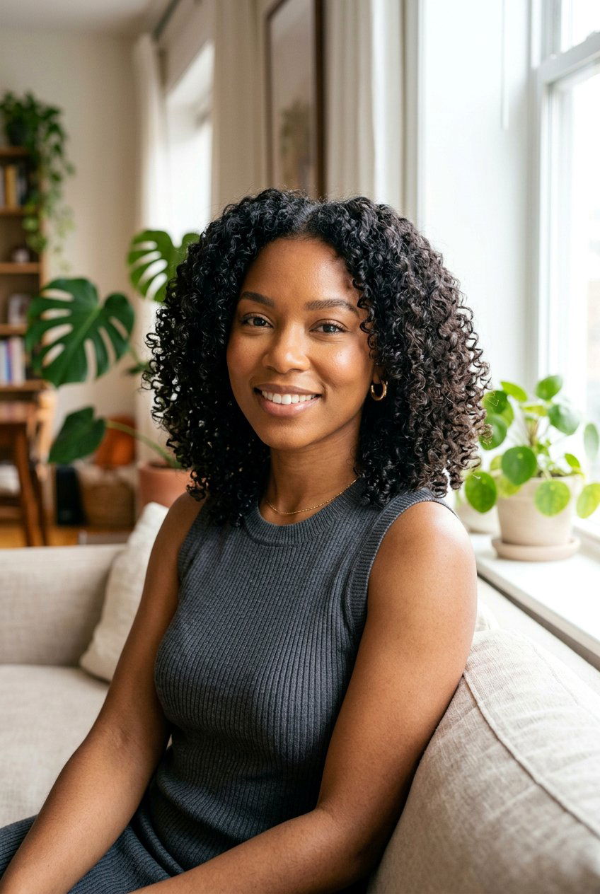 Curly Haircut With Invisible Layers - 20 invisible layers haircut - 20 invisible layers haircut