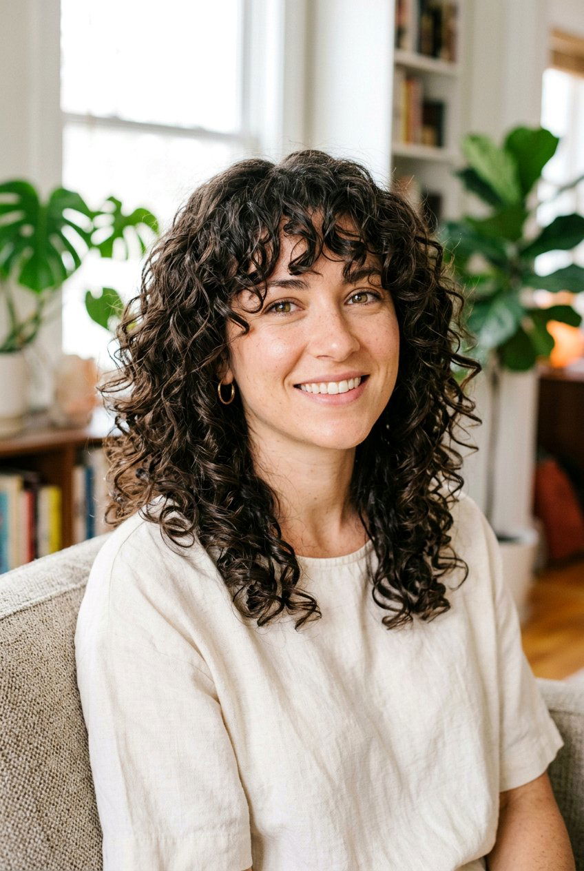 Curly Haircut With Long Bangs For Frizzy Hair - 20 best haircut for curly frizzy hair - 20 best haircut for curly frizzy hair