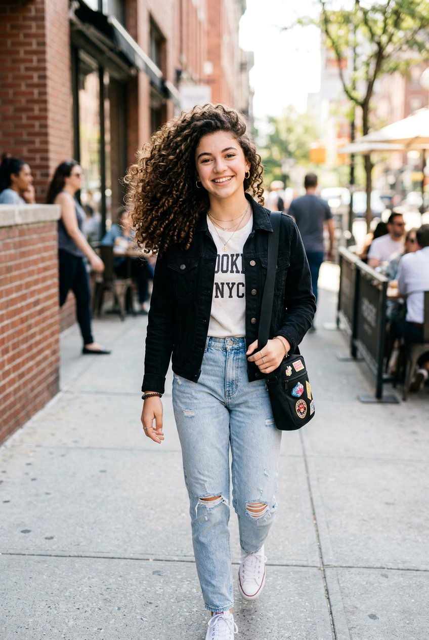 Curly Haircut With Side Part For Teenage Girls - 20 curly haircuts for teenage girls - 20 curly haircuts for teenage girls