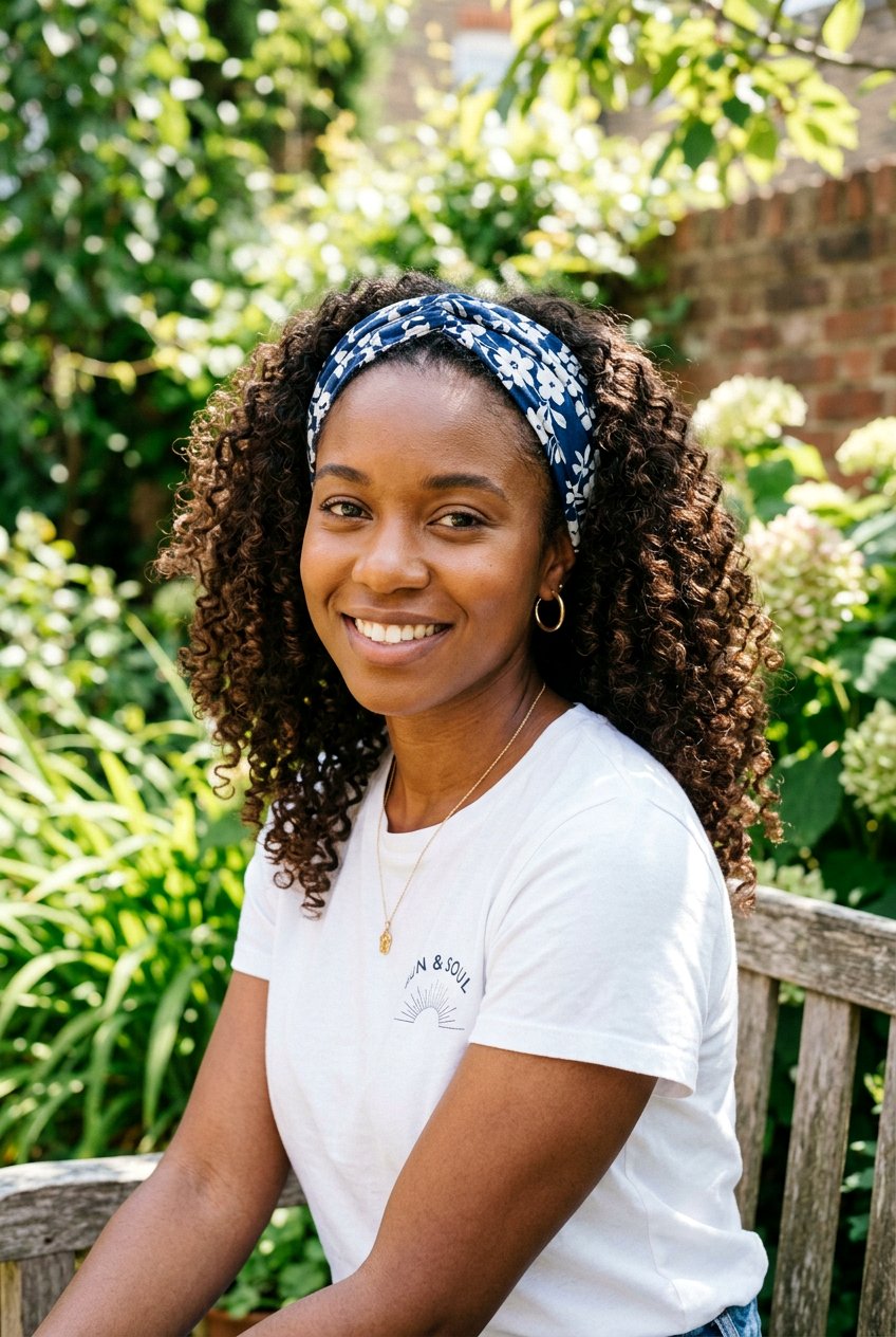 Curly Headband Hairstyle For Humid Weather - 20 humid weather curly hairstyles - 20 humid weather curly hairstyles