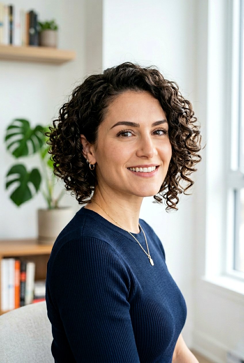 Curly Inverted Bob For Square Face - 20 curly haircut for square face - 20 curly haircut for square face