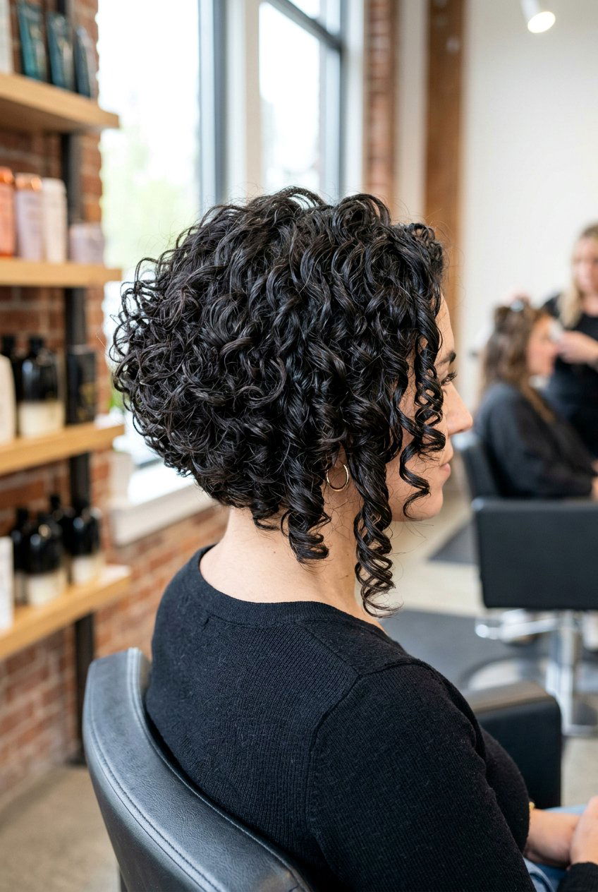 Curly Inverted Bob For Thick Hair - 20 curly bob for thick curly hair - 20 curly bob for thick curly hair