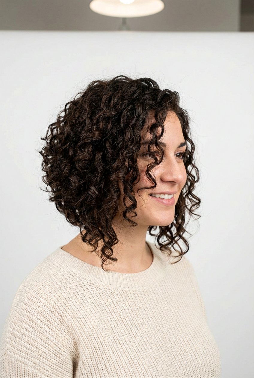 Curly Inverted Bob - 20 inverted bob haircut - 20 inverted bob haircut