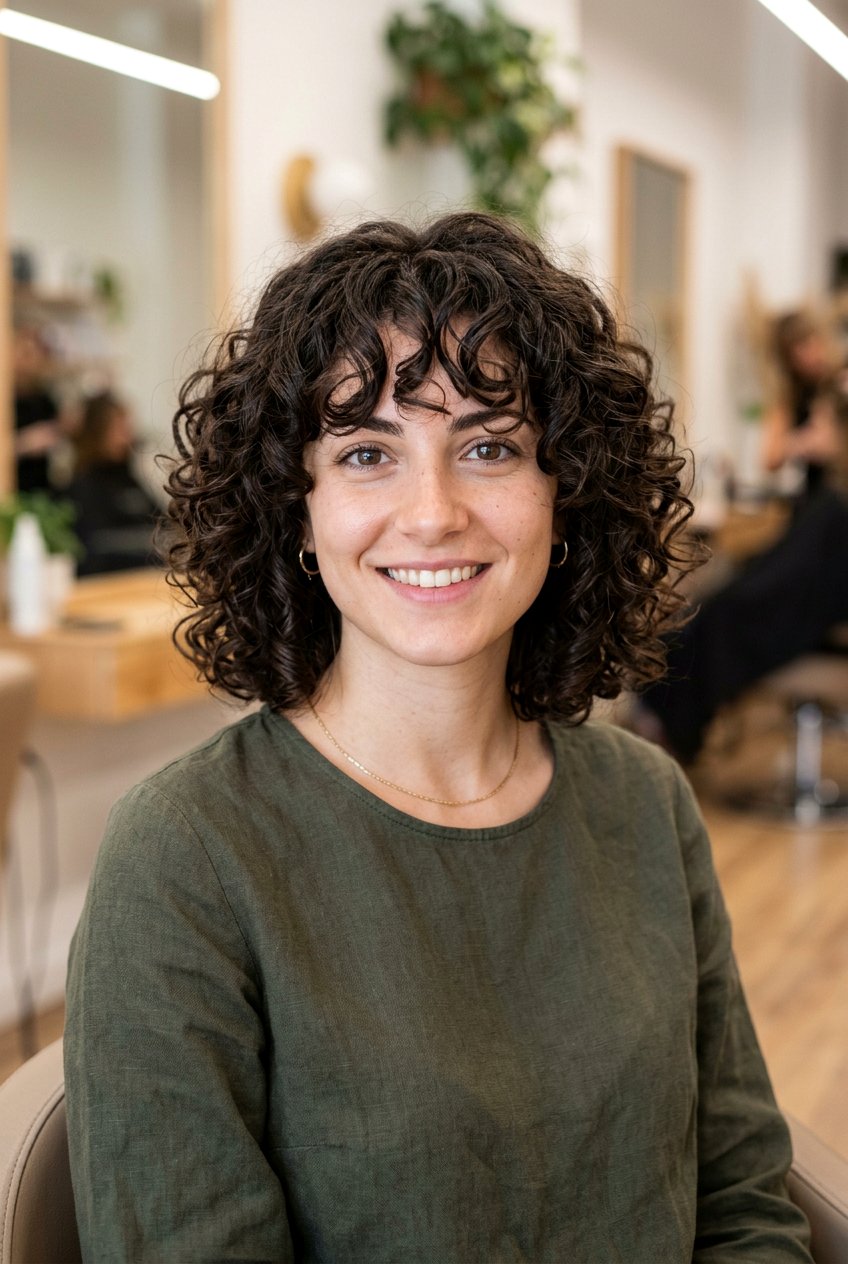 Curly Italian Bob With Curtain Bangs - 20 italian bob with curtain bangs - 20 italian bob with curtain bangs