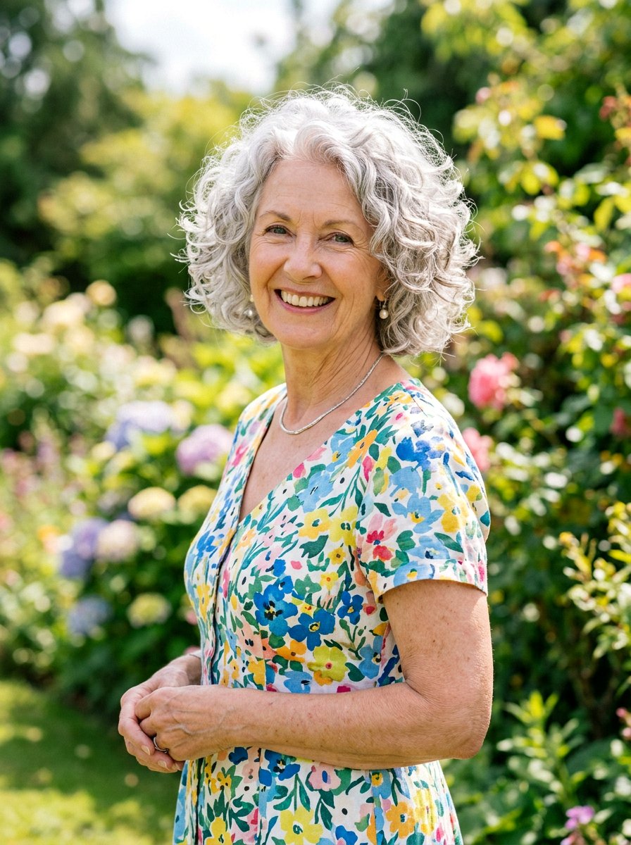 Curly Layered Bob - 20 layered bob for women over 70 - 20 layered bob for women over 70