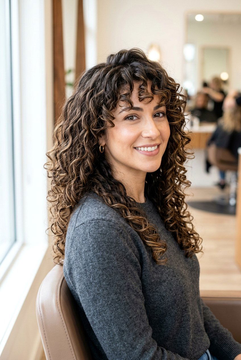 Curly Layered Haircut For Oval Face Curl By Curl - 20 curl by curl haircut - 20 curl by curl haircut