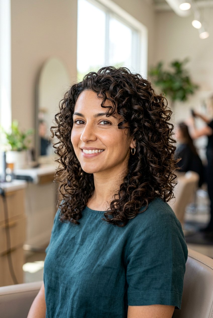 Curly Layered Haircut For Women - 20 trendy salon haircuts for women - 20 trendy salon haircuts for women