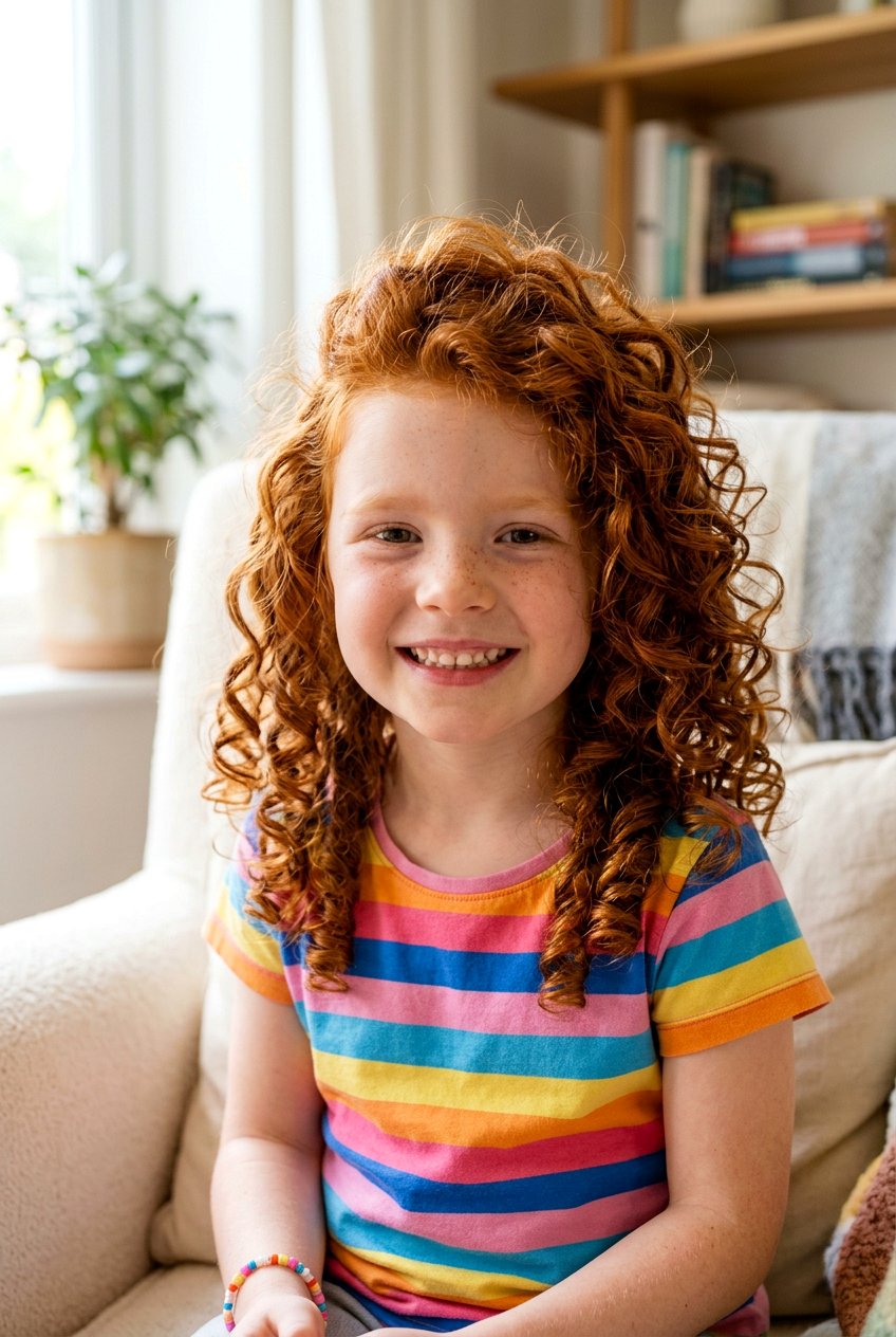 Curly Layered Haircut - 20 little girls haircut with layers - 20 little girls haircut with layers