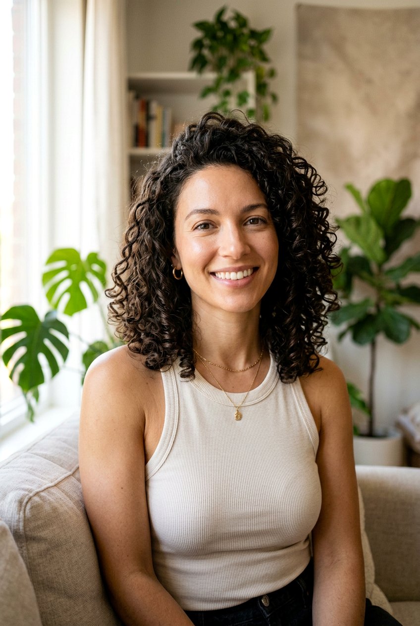 Curly Layered Long Bob For Natural Curls - 20 layered long bob for women - 20 layered long bob for women